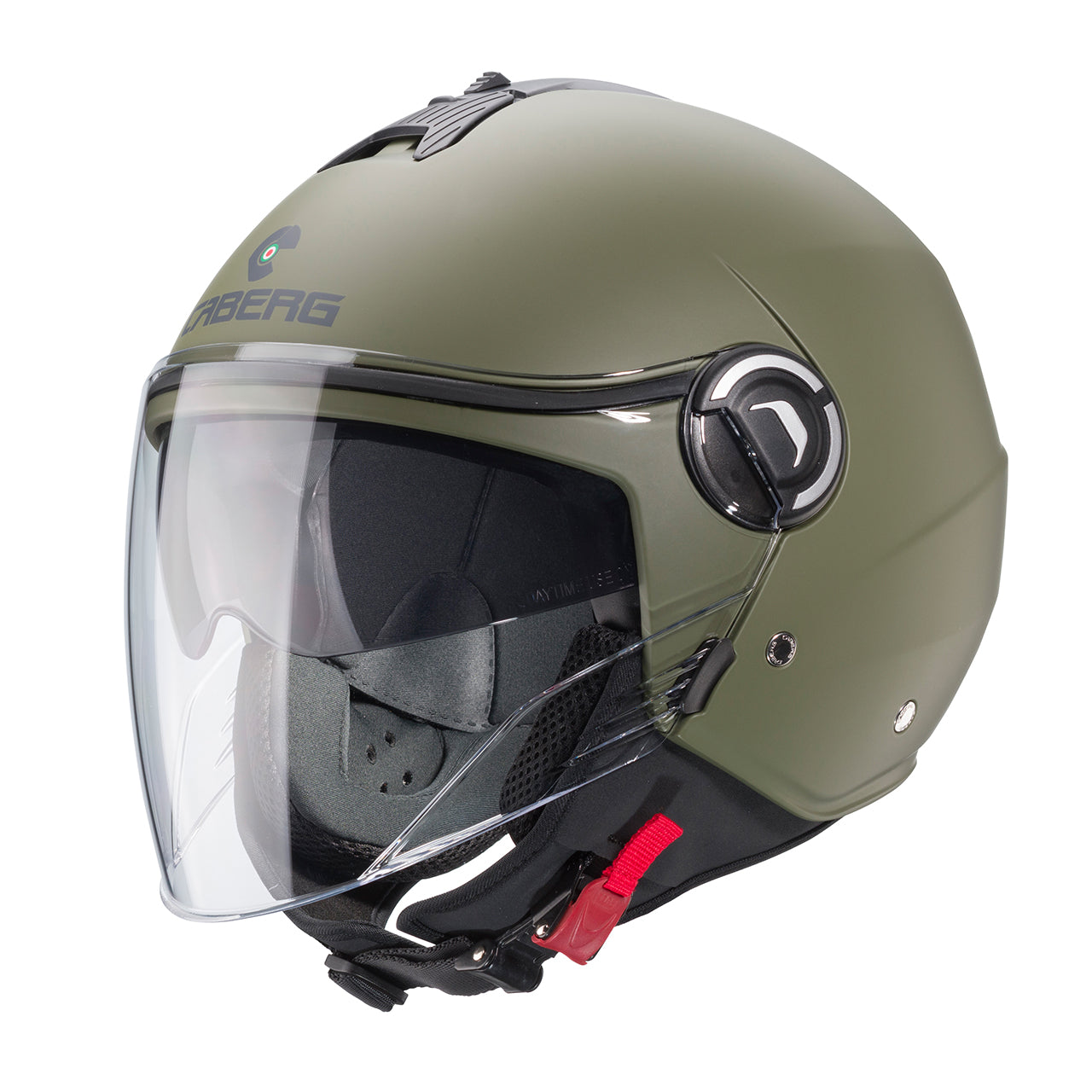 Casco jet Riviera V4X Verde Opaco