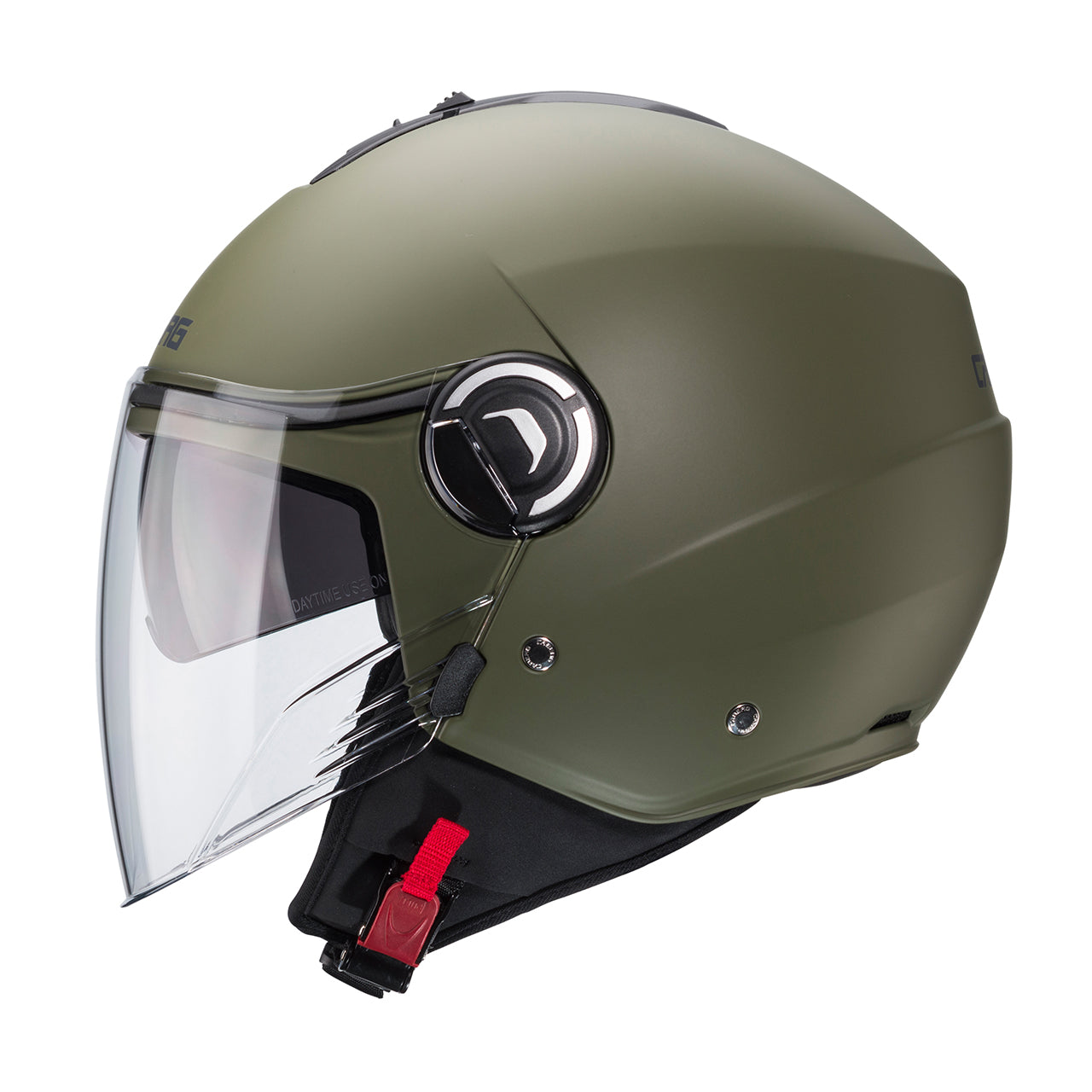 Casco jet Riviera V4X Verde Opaco