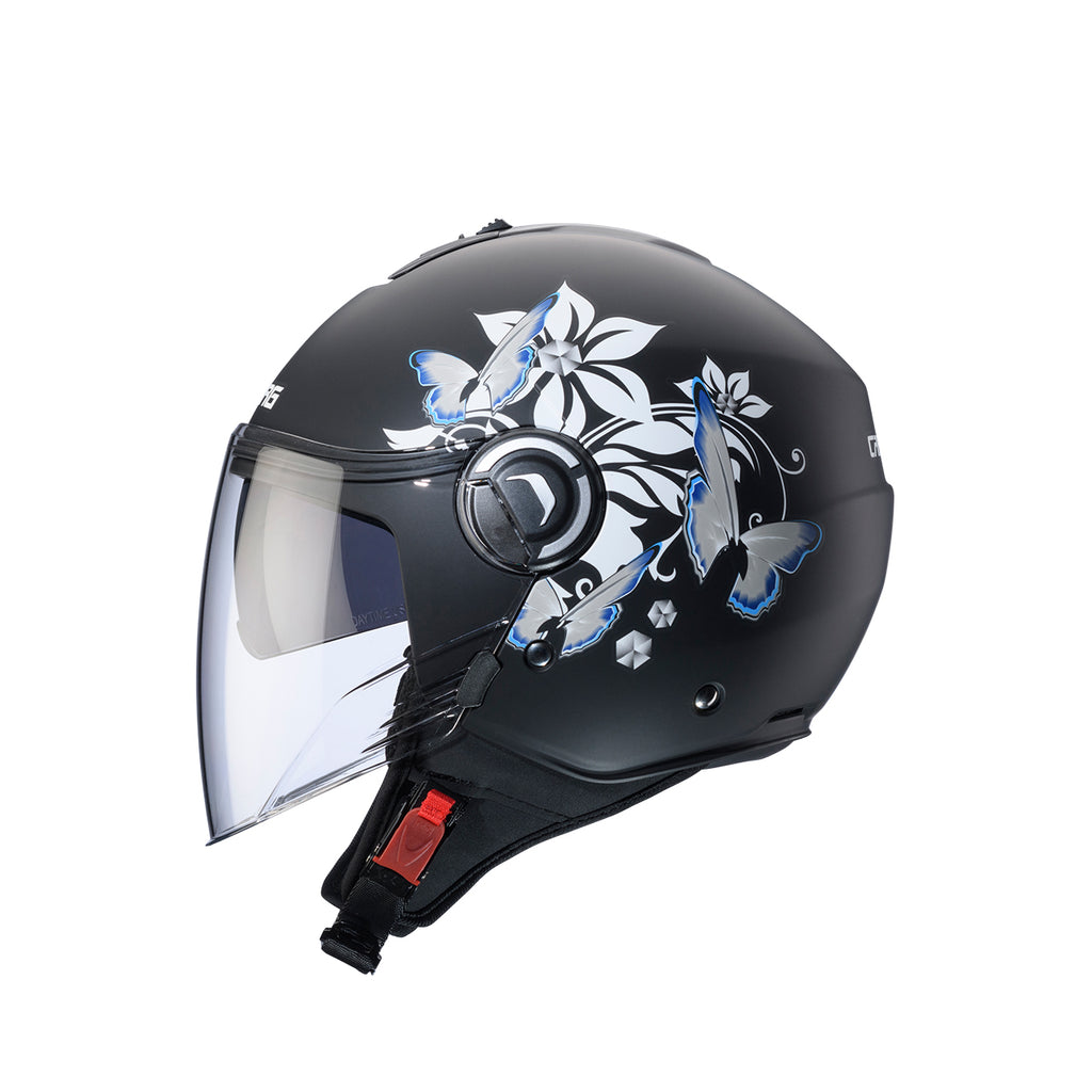 Casco jet Riviera V4X Nero Opaco Bianco Grigio
