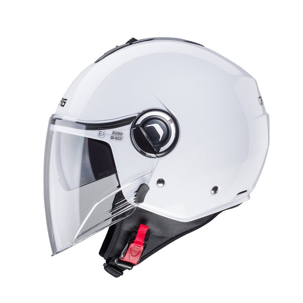 Casco jet Riviera V4X Bianco Lucido