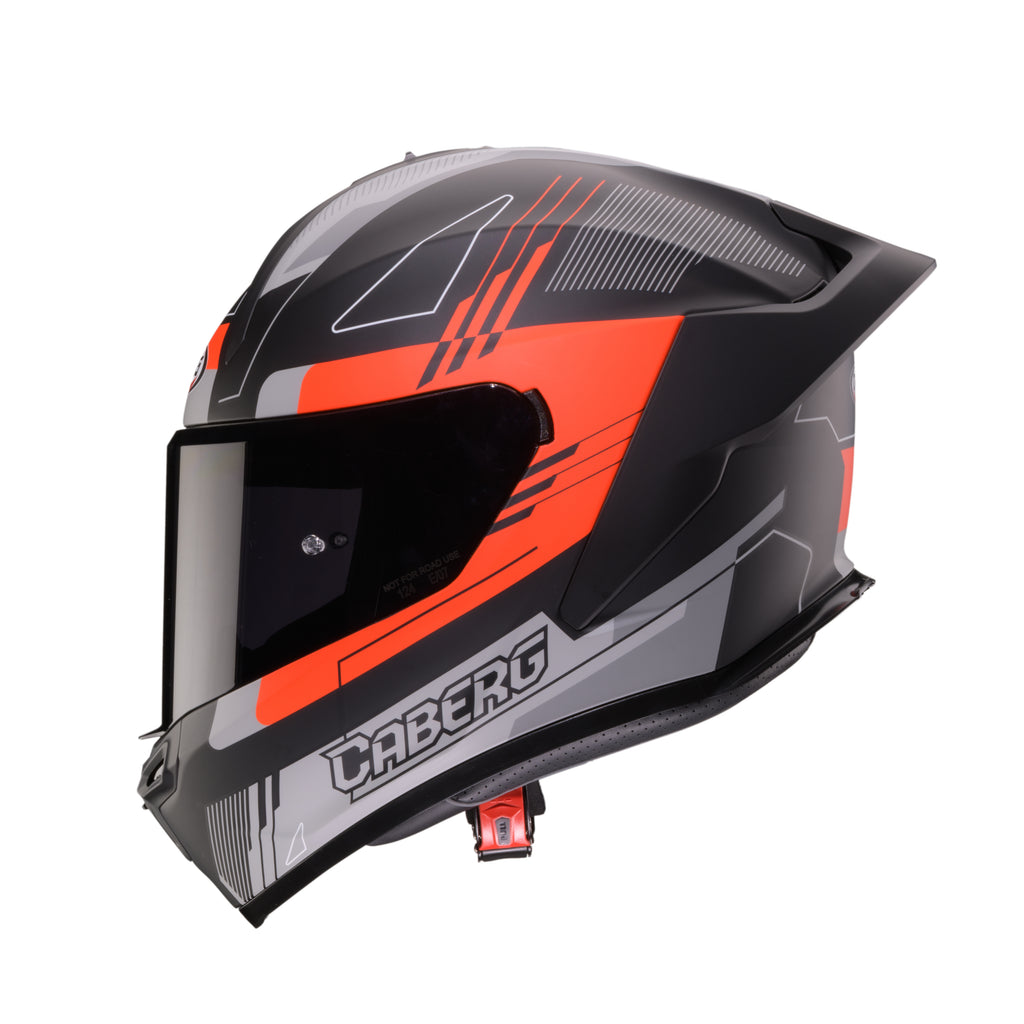 Casco Caberg Roxter Colt rosso fluo opaco